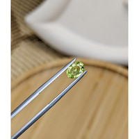 0.83 Ct. Yellowish Green Peridot from Madagascar Life Style