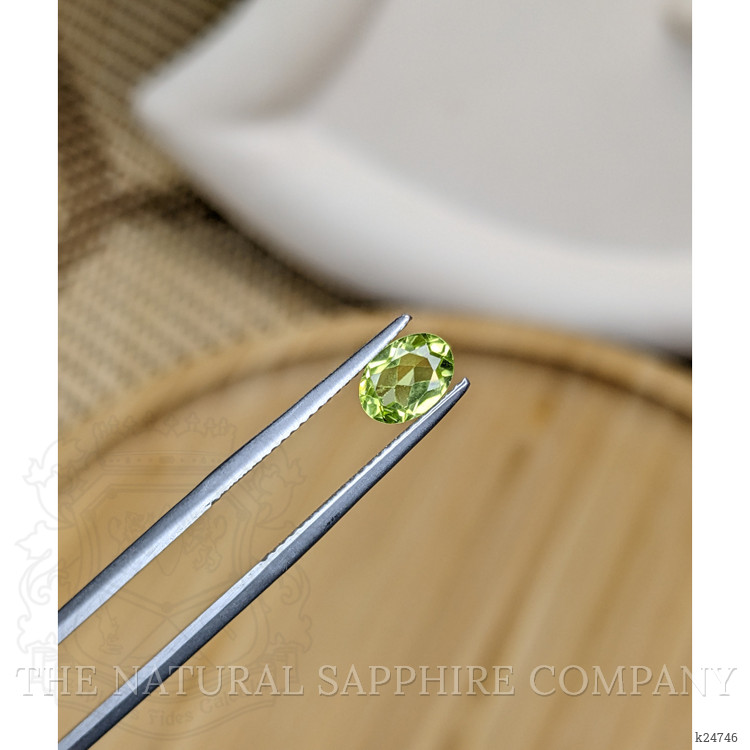 0.83 Ct. Yellowish Green Peridot from Madagascar