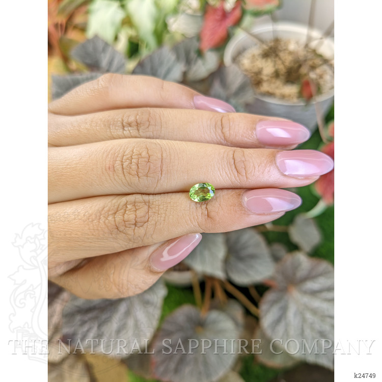 0.92 Ct. Yellowish Green Peridot from Madagascar