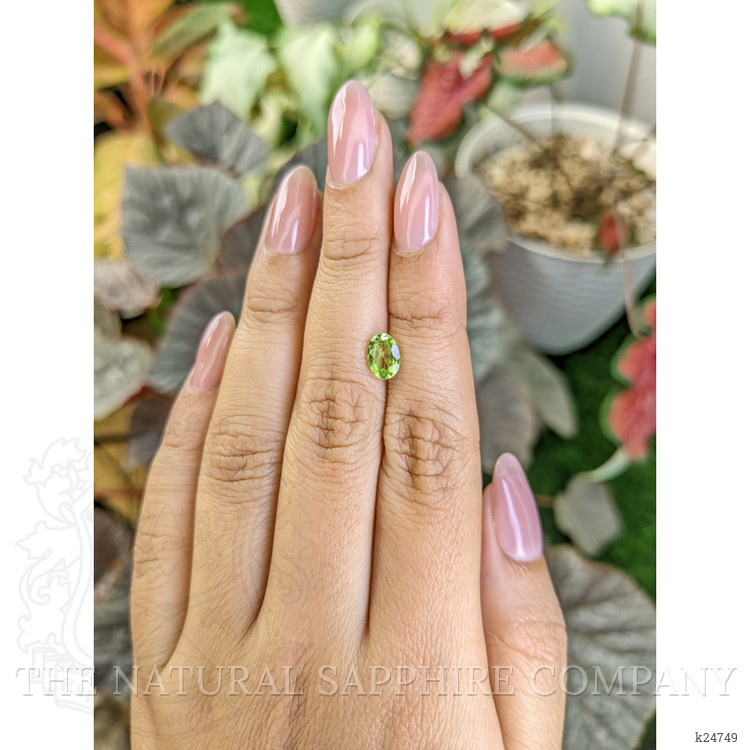 0.92 Ct. Yellowish Green Peridot from Madagascar