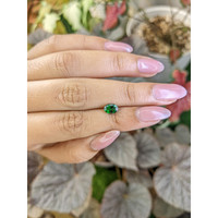 0.67 Ct. Green Chrome Tourmaline from Madagascar Life Style