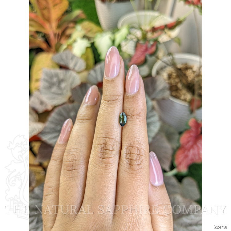 0.67 Ct. Green Tourmaline from Ceylon (Sri Lanka)