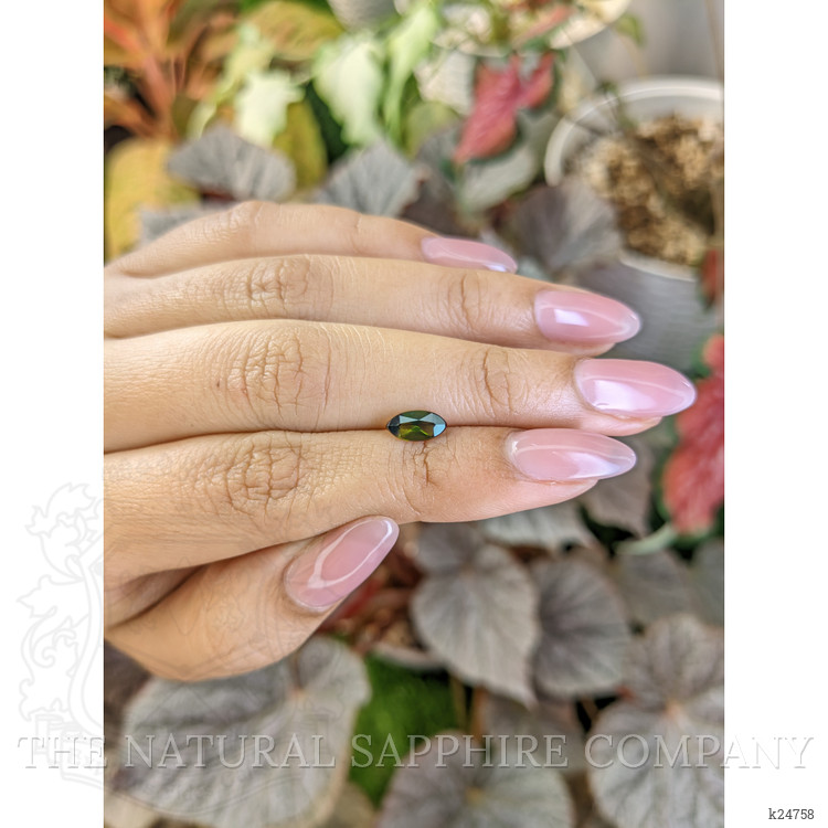 0.67 Ct. Green Tourmaline from Ceylon (Sri Lanka)