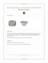 3.41 Ct. Brown Rutilated Quartz from Ceylon (Sri Lanka) Appraisal