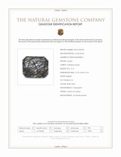 3.13 Ct. Bluish Grey Rutilated Quartz from Ceylon (Sri Lanka) Scan Report