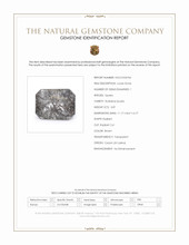 3.87 Ct. Brown Rutilated Quartz from Ceylon (Sri Lanka) Scan Report