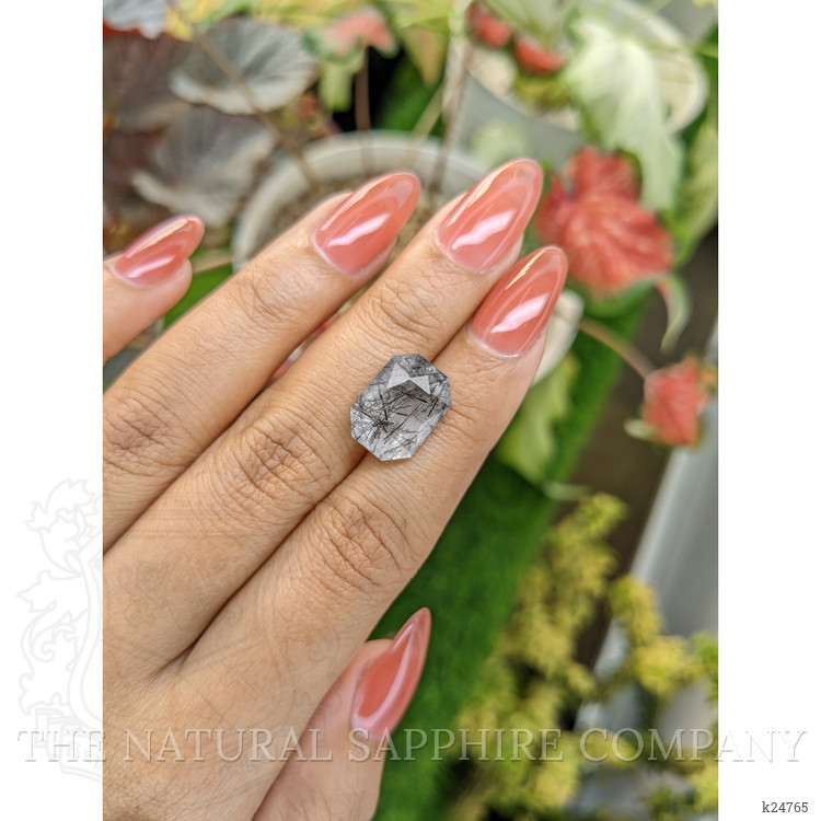 6.32 Ct. Smoky Rutilated Quartz from Ceylon (Sri Lanka)