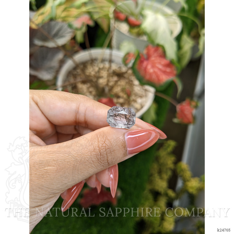6.32 Ct. Smoky Rutilated Quartz from Ceylon (Sri Lanka)