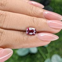 1.57 Ct. Purplish Pink Garnet from Tanzania Life Style