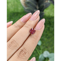 1.34 Ct. Red Garnet from Tanzania Life Style