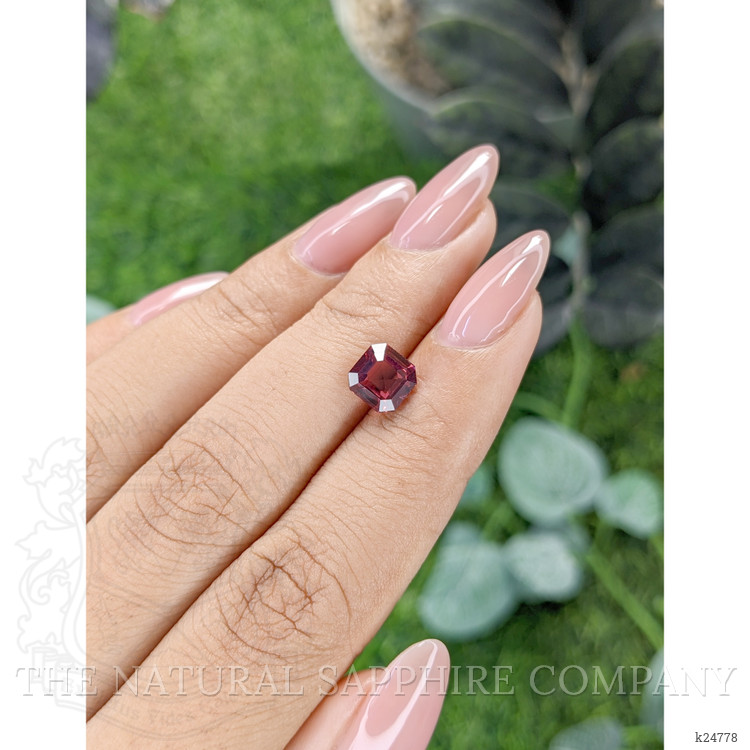 1.93 Ct. Purplish Pink Garnet from Tanzania