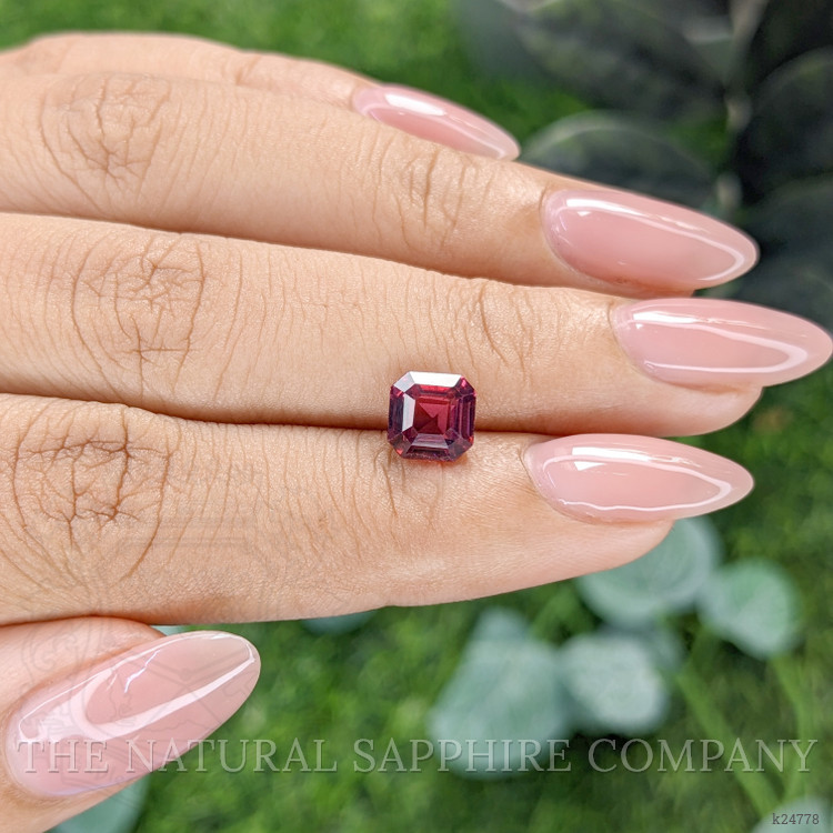 1.93 Ct. Purplish Pink Garnet from Tanzania