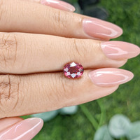 1.55 Ct. Purplish Pink Garnet from Tanzania Life Style