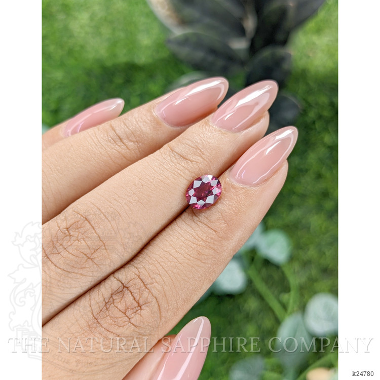 1.55 Ct. Purplish Pink Garnet from Tanzania