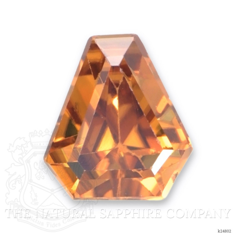2.58 Ct. Brownish Orange Zircon from Ceylon (Sri Lanka)