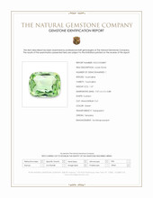 1.37 Ct. Green Tourmaline from Tanzania Scan Report