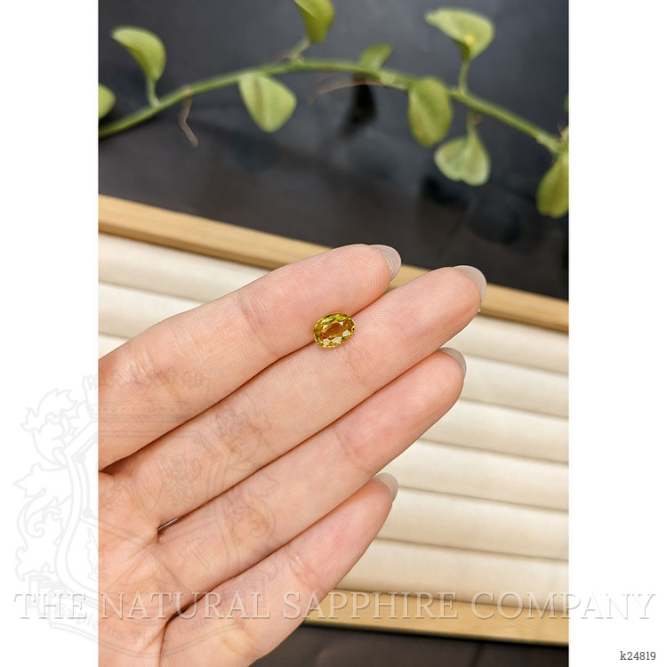 1.19 Ct. Orangish Brown Malaya Garnet from Tanzania