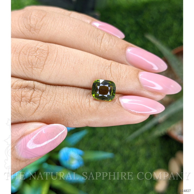 2.45 Ct. Yellowish Green Tourmaline from Tanzania