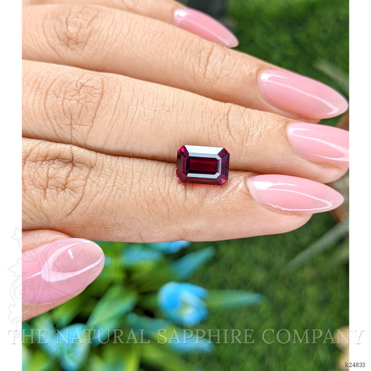 3.33 Ct. Reddish Pink Garnet from Tanzania