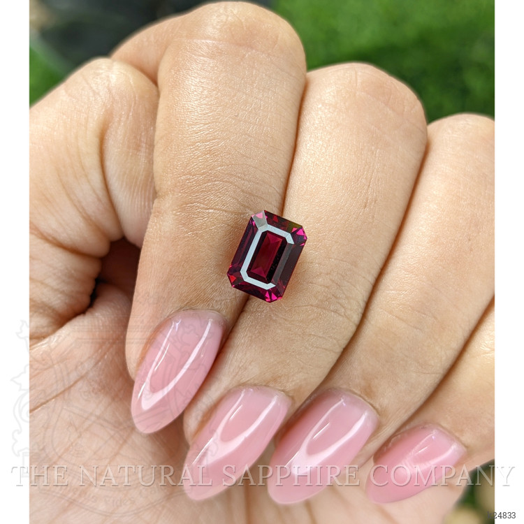 3.33 Ct. Reddish Pink Garnet from Tanzania