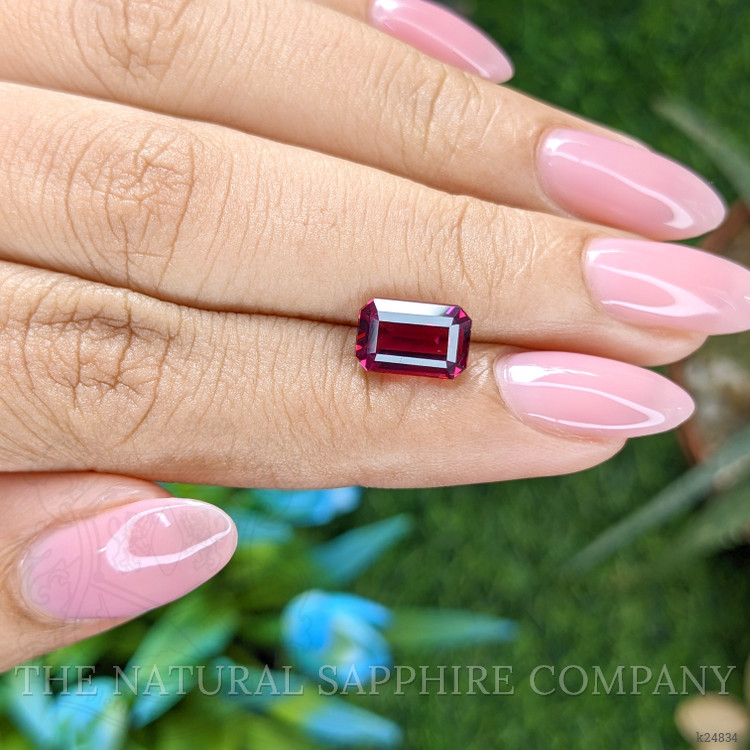 2.96 Ct. Purplish Pink Garnet from Tanzania