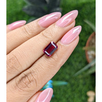 2.96 Ct. Purplish Pink Garnet from Tanzania Life Style