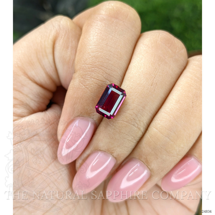 2.96 Ct. Purplish Pink Garnet from Tanzania