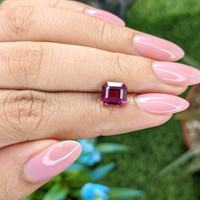 2.52 Ct. Pinkish Purple Garnet from Tanzania Life Style