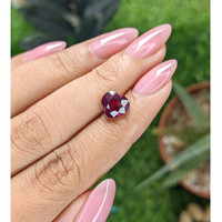 2.68 Ct. Reddish Pink Garnet from Tanzania Life Style