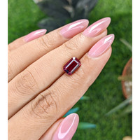 2.61 Ct. Reddish Pink Garnet from Tanzania Life Style