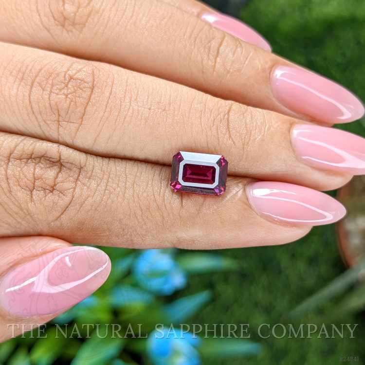 3.22 Ct. Purplish Pink Garnet from Tanzania