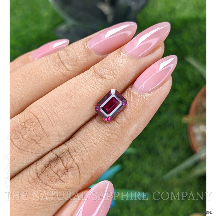 3.22 Ct. Purplish Pink Garnet from Tanzania