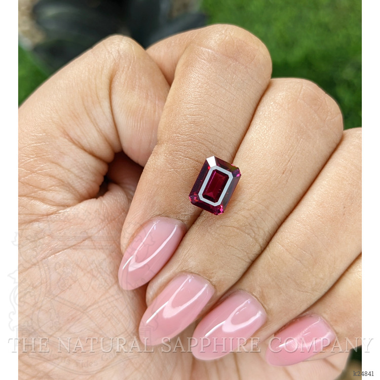 3.22 Ct. Purplish Pink Garnet from Tanzania