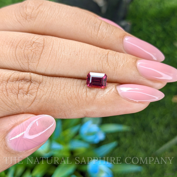 1.48 Ct. Purplish Red Garnet from Tanzania