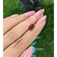 1.48 Ct. Purplish Red Garnet from Tanzania Life Style