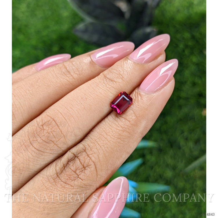 1.48 Ct. Purplish Red Garnet from Tanzania