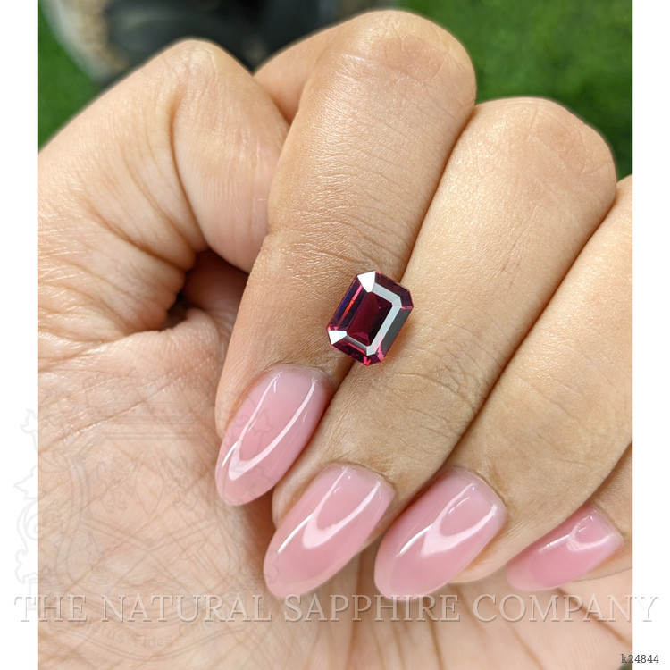 2.51 Ct. Purplish Red Garnet from Tanzania