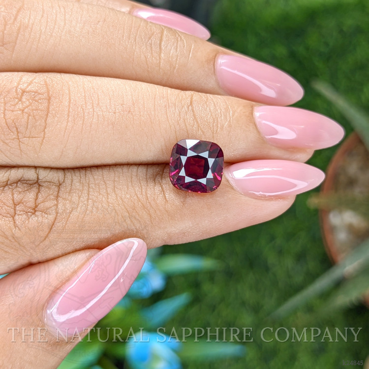3.96 Ct. Pinkish Red Garnet from Tanzania