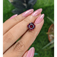 3.96 Ct. Pinkish Red Garnet from Tanzania Life Style