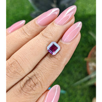 1.90 Ct. Purplish Pink Garnet from Tanzania Life Style