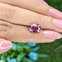 2.85 Ct. Pinkish Purple Garnet from Tanzania Life Style