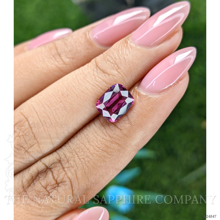 2.85 Ct. Pinkish Purple Garnet from Tanzania