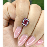 2.85 Ct. Pinkish Purple Garnet from Tanzania Life Style