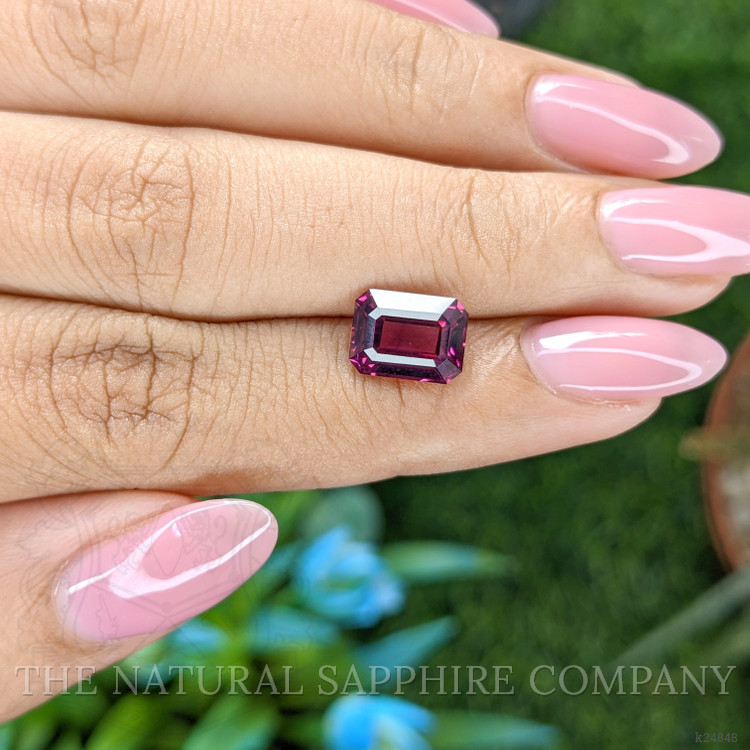 3.19 Ct. Reddish Purple Garnet from Tanzania