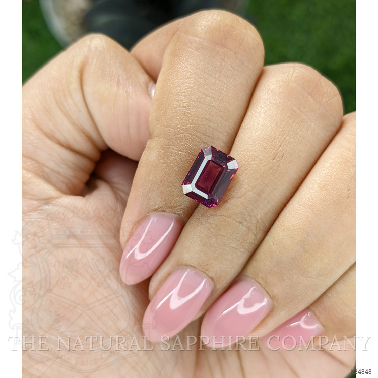 3.19 Ct. Reddish Purple Garnet from Tanzania