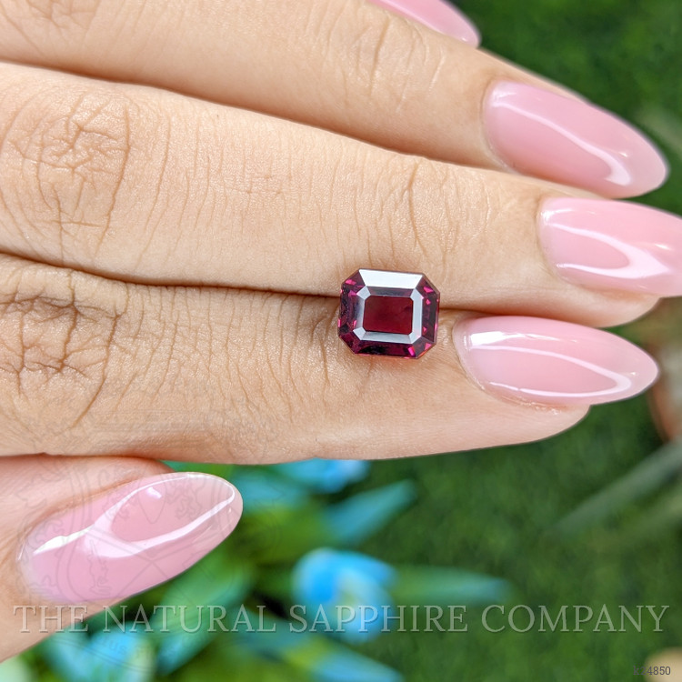 2.87 Ct. Purplish Pink Garnet from Tanzania