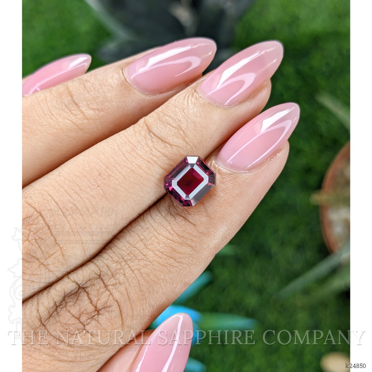 2.87 Ct. Purplish Pink Garnet from Tanzania