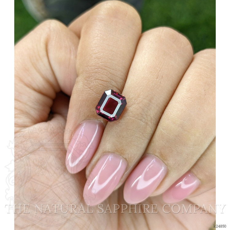2.87 Ct. Purplish Pink Garnet from Tanzania