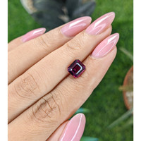 2.56 Ct. Purplish Pink Garnet from Tanzania Life Style