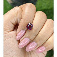 2.56 Ct. Pinkish Purple Garnet from Tanzania Life Style